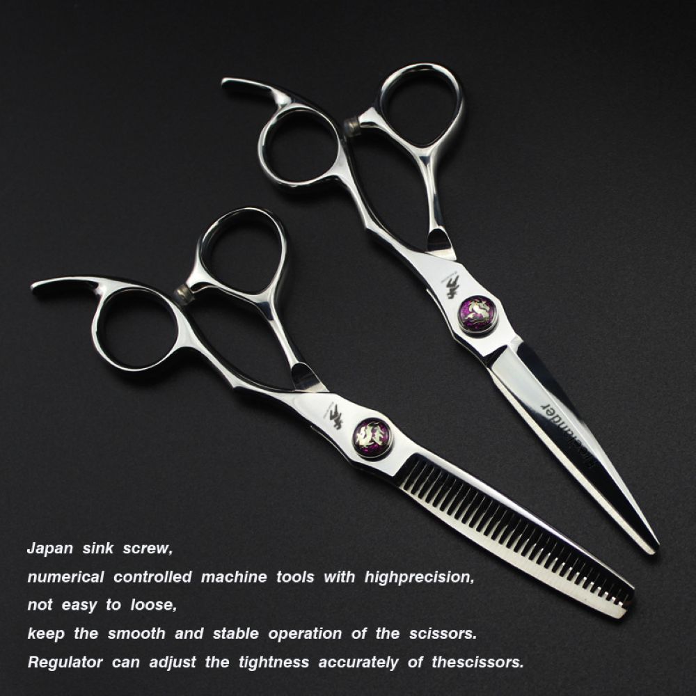 Freelander Salon Hair Scissors 6 inch Barbershop Hairdressing Cutting Thinning Scissors: 318CT Without Bag