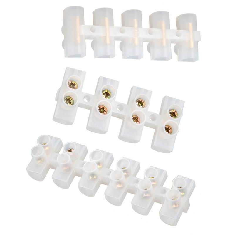 Wire Connector Block Practical Fireproof Terminal Block for Large Warehouses for Hotel Housing for Household Electricity for