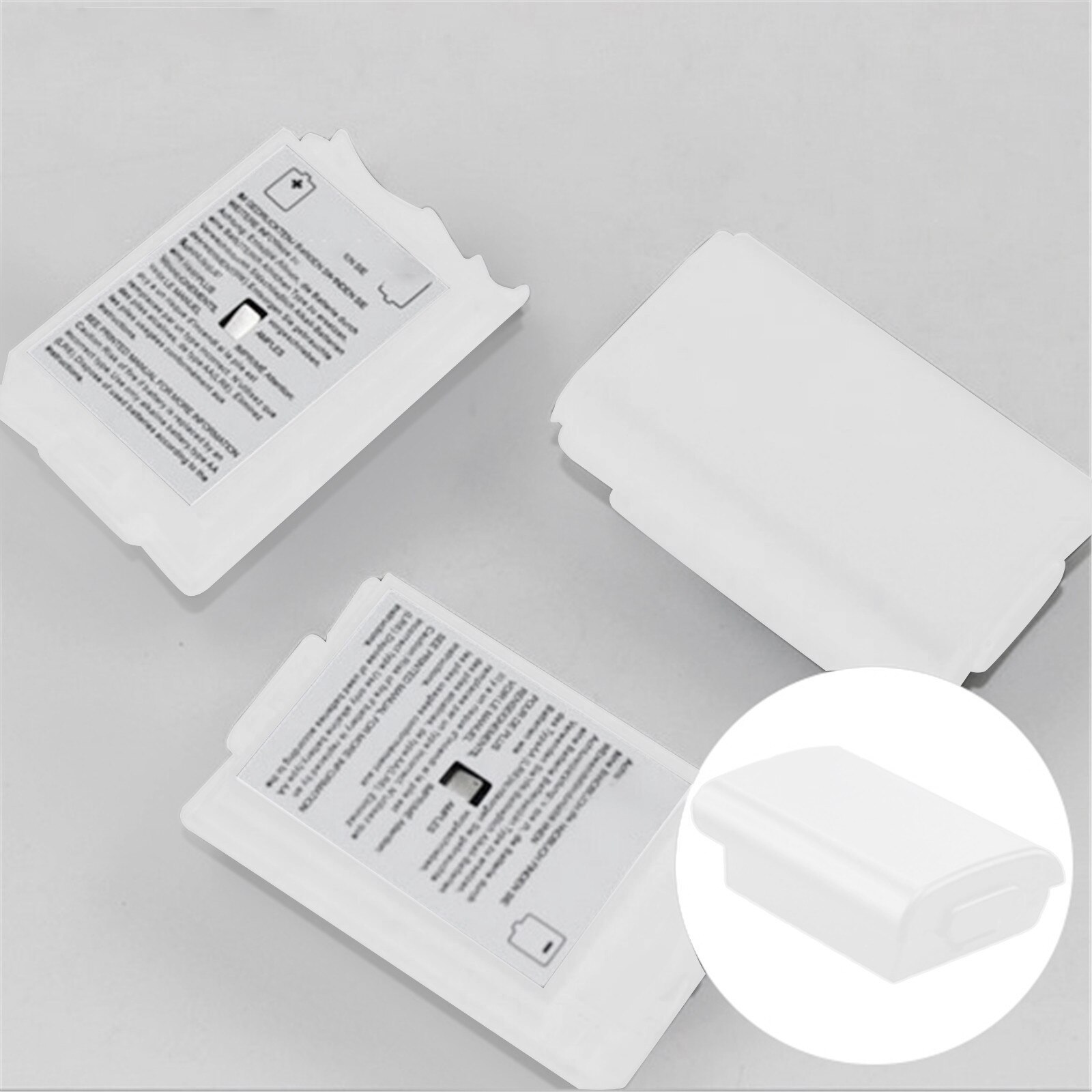Oplaadbare Voor Xbox 360 Draadloze Controller Batterij Case Vervangen Oude Of Nutteloze Batterijen Gevallen Voor Game Console Props: WHITE