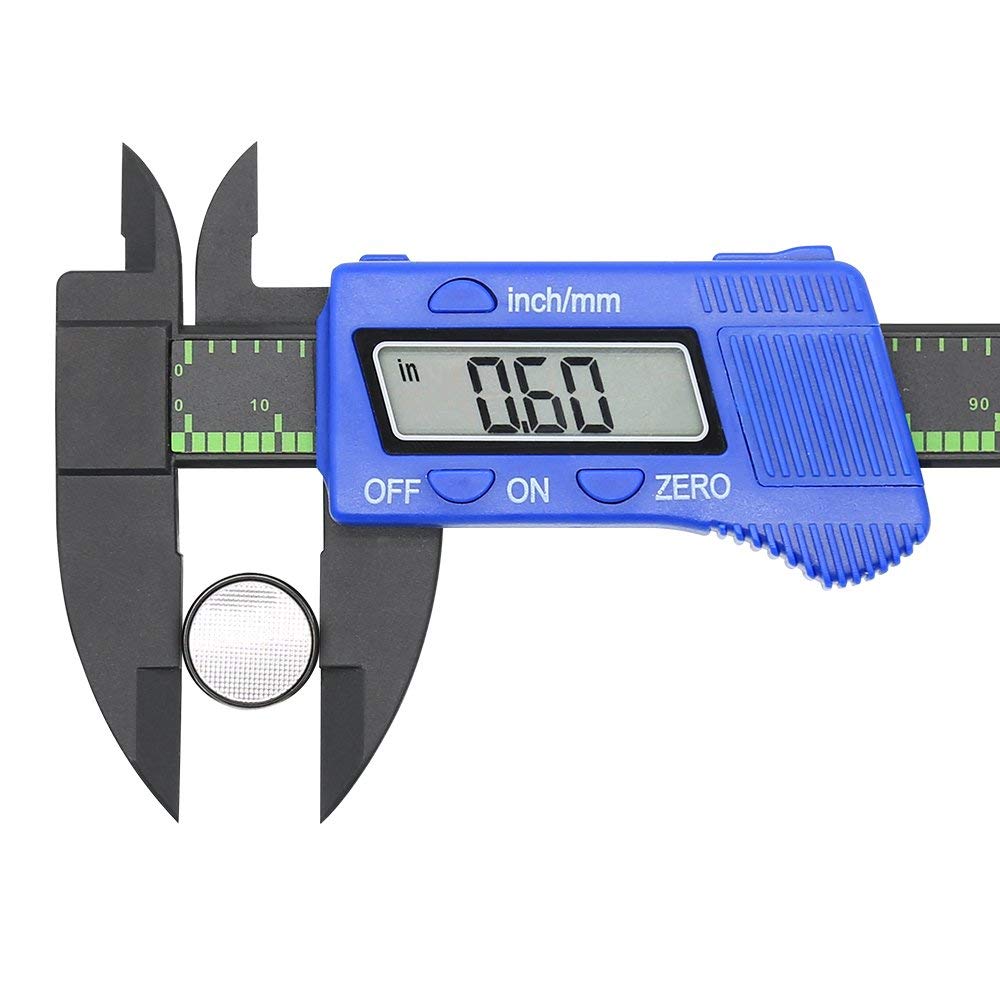 Precision Digital Caliper Large LCD Screen Plastic Electronic Vernier Caliper Measuring Tool 6 inch 0-150mm