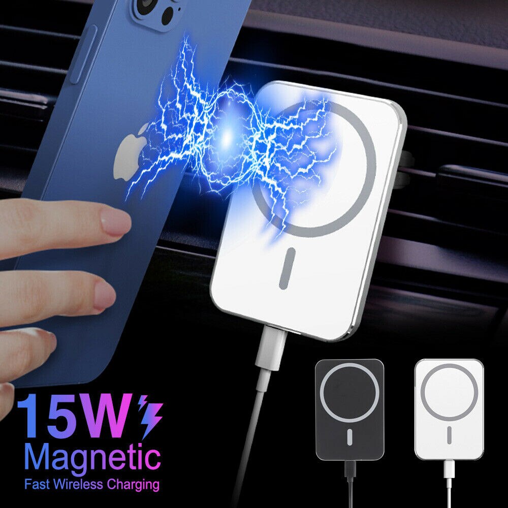 Magnetische Draadloze Autolader Voor Iphone 12 13 Pro Max 12 Mini Auto Air Vent Mount Lader Snel Opladen Auto telefoon Houder