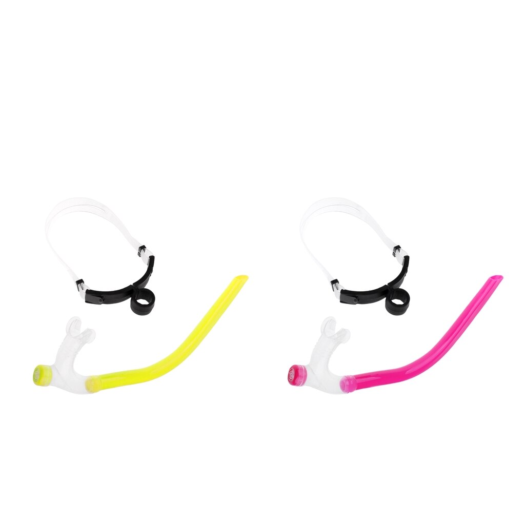 Adjustable Center Snorkel Set Breathing Tube for Swimming Underwater Boating