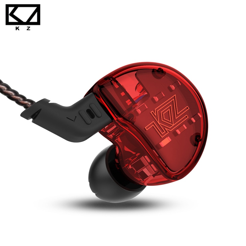 Kz ZS10 Hoofdtelefoon 4BA + 1DD Dynamische Armature Oordopjes Hifi Bass Headset Noise Cancelling In Ear Monitors Hybrid Oortelefoon