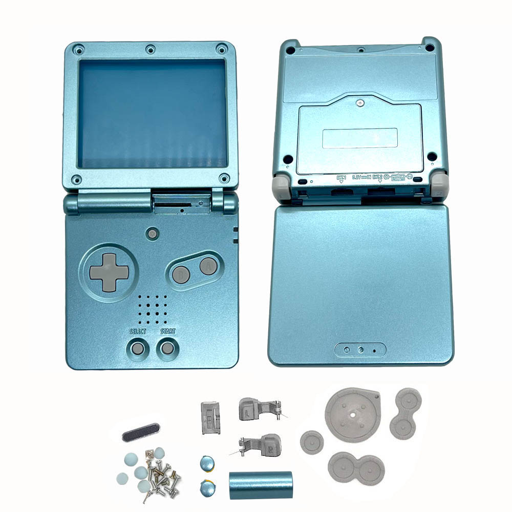 Carcasa Original de repuesto de para Gameboy Advance GBA SP, funda carcasa para consola de juegos con juegos de accesorios: Oro