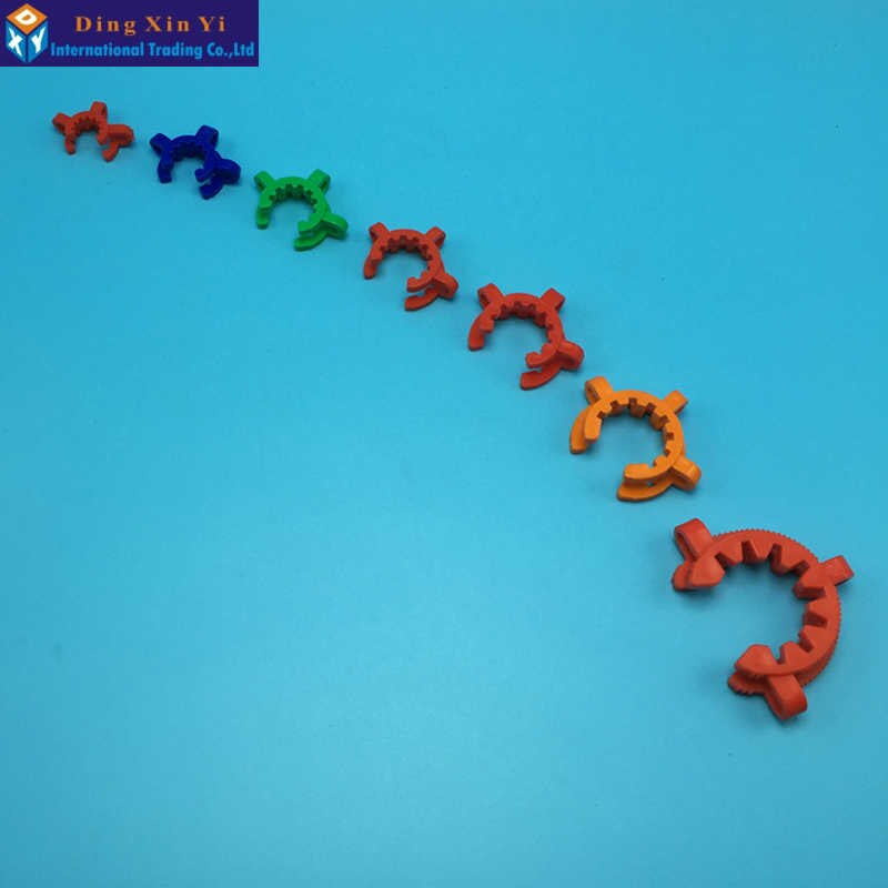 10pcs/lot 19# Lab Plastic Clip/Plastic Ground Joint Clip/ Joint Clamp Standard Taper Joints Plastic Spherical Interface Clip