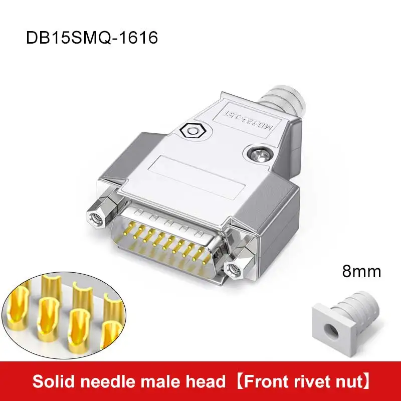Db15 Angle Shell 15Pin Industrial-grade Male Female Plug Solid Need... – Grandado