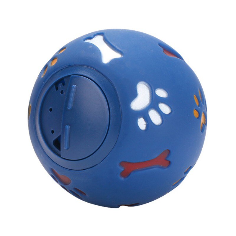 Hondenvoer bal speelgoed hond lekkage puzzelbal veilige interactie voor honden melkgeur rubber bijtbestendig rood blauw speelgoed