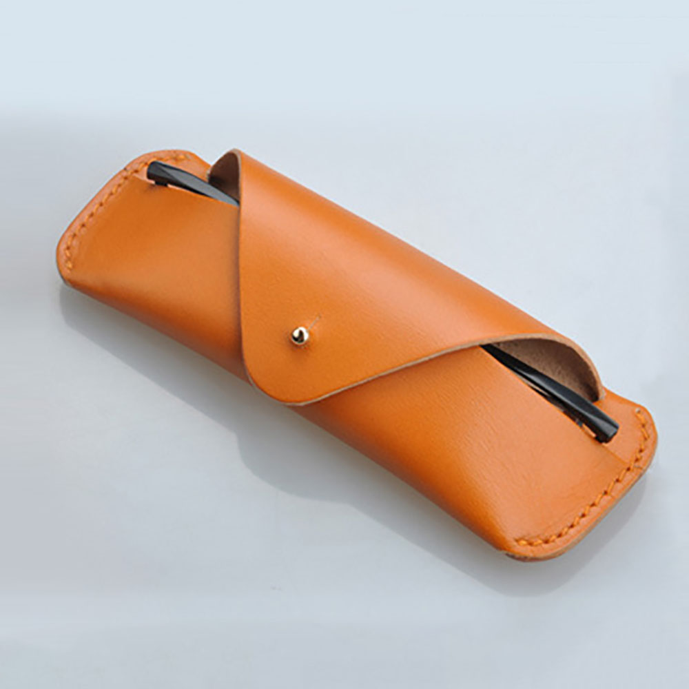 Spectacle Case Sewing Pattern Acrylic Leather Template DIY Handmade Leathercrafts Tool