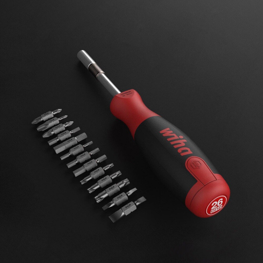 Xiaomi wiha daily use screw driver kit 26- in -1 precision magnetic bits with hidden magazine magic kits set of multiple screws