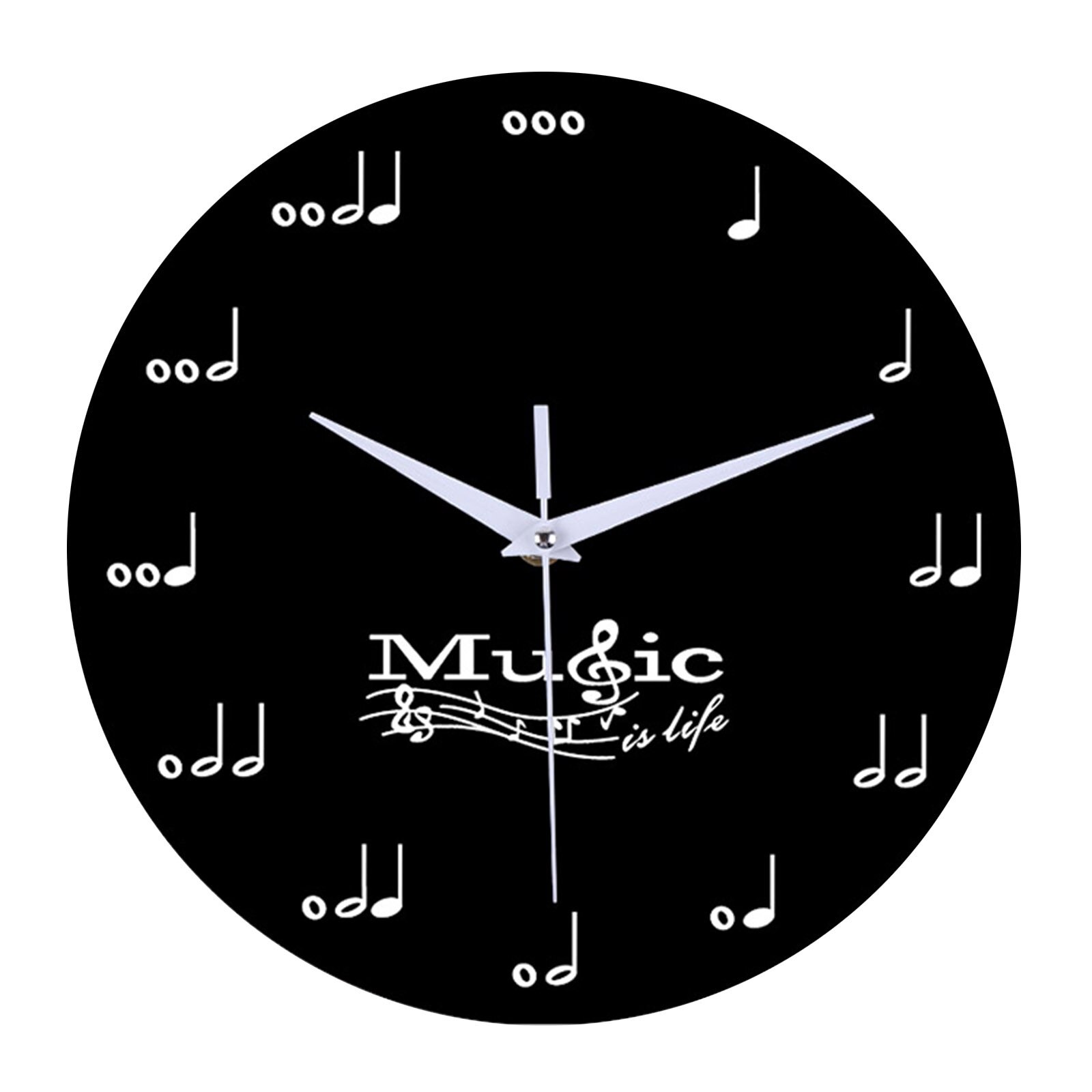 @ Musical Wall Clock 12-inch Mute Decorative Clock Bedroom Living Room Clocks Wall Art Home Decoration Classical Timers