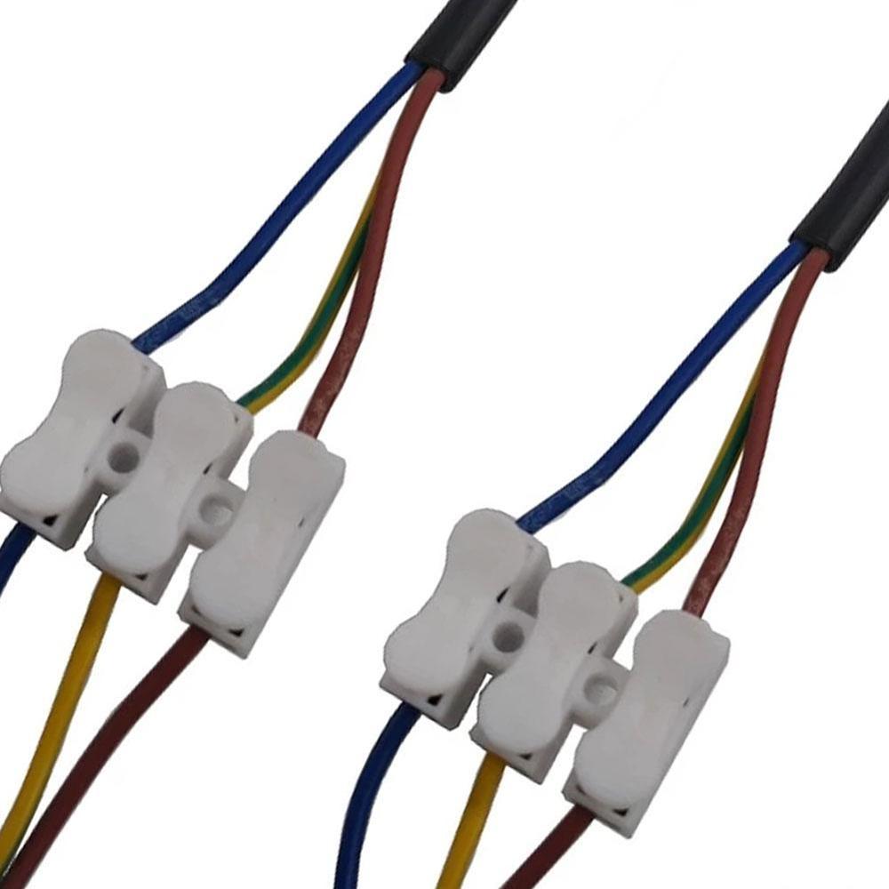 Huishoudelijke usspring connector draadklem aansluitblok voor ledstrip zonder lassen  v7 i 0