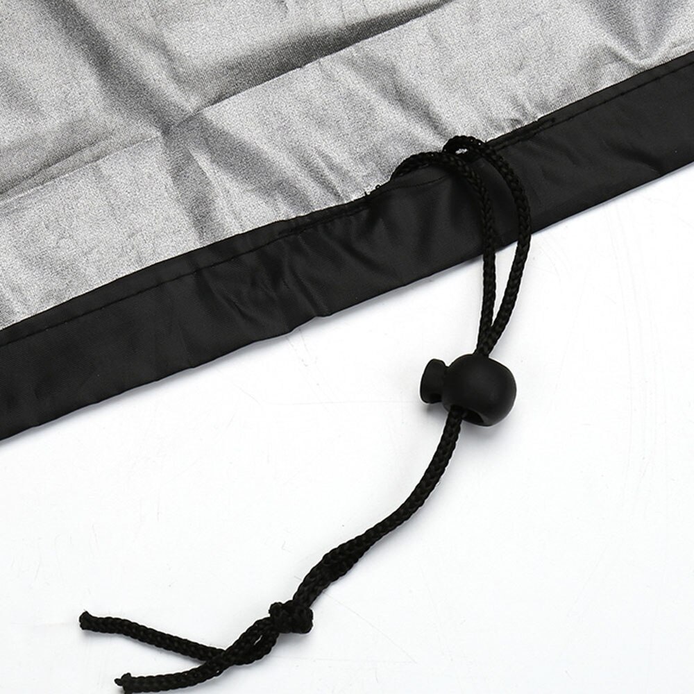Couverture de Barbecue imperméable extérieure ronde couverture de Barbecue robuste Anti-poussière gaz charbon de bois Barbecue électrique Barbecue Barbecue fournitures