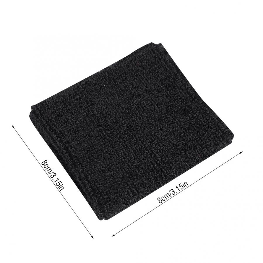 1 stuk polszweetband tennis sport polsband volleybal gym pols brace ondersteuning zweetband handdoek armband beschermer 8 cm zwart