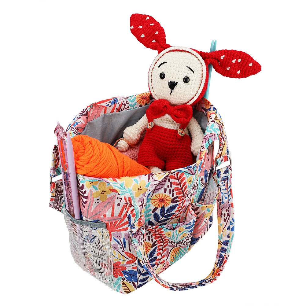 Knitting Sewing Tools Bag Practical Multi-functional Durable Crochet Organizer DIY Needles Needlework Storage Tote