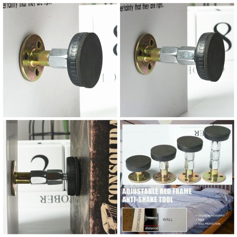 Einstellbare Gewinde Bett Rahmen Anti-schütteln Werkzeug Teleskop Unterstützung für Zimmer Zauberstab Bett Reduziert Lärm Schützt Zauberstab