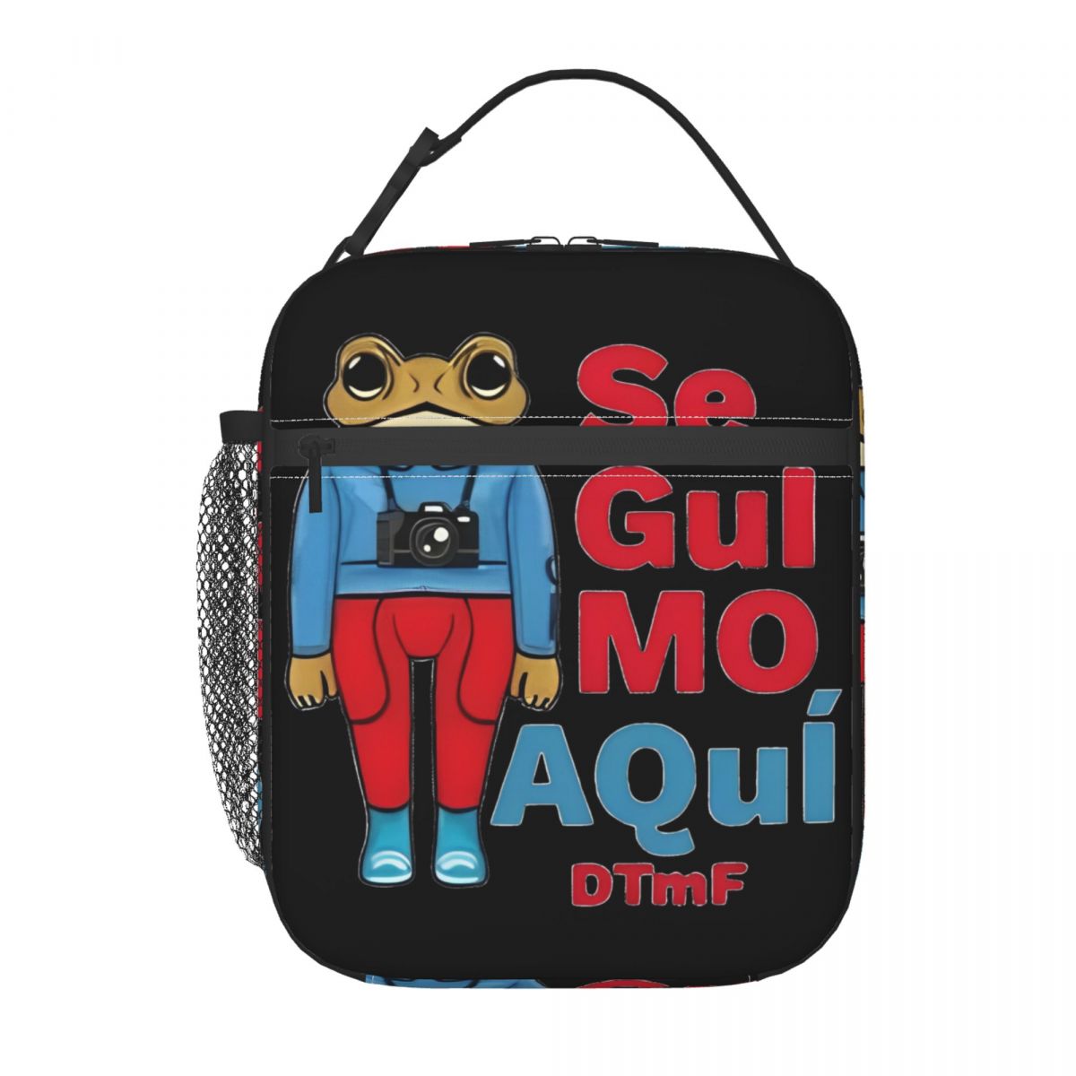 Bad Bunny DTMF Debi Tirar Mas Fotos Insulated Lunch Tote Bag For School Food Container Portable Cooler Thermal Lunch Boxes
