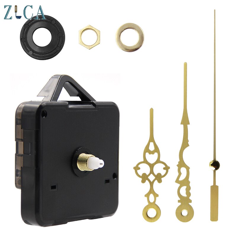 DIY Quartz Clock Movement Accessories Replacement Watch Wall Clock Mechanism Repair with Hour/Minute/Second Bell Clock Hands