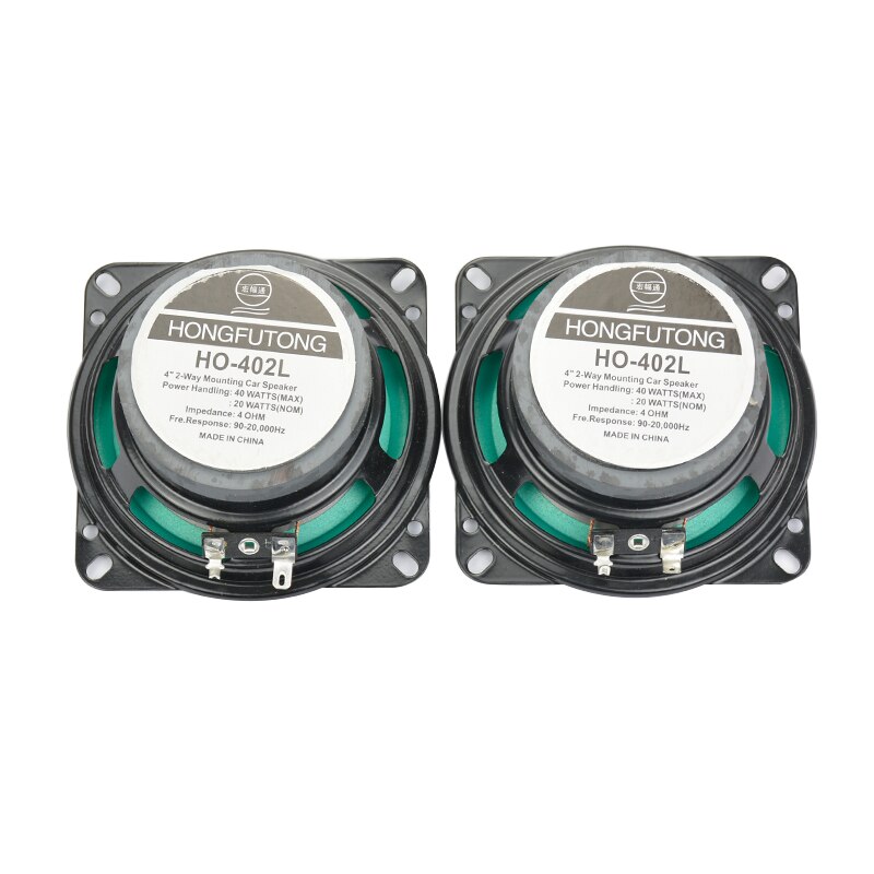 2Pcs 4Inch 2 Way Car Audio Tweeter Speakers 4Ohm 30W Coaxial Full Frequency Dual Car Audio High Speakers