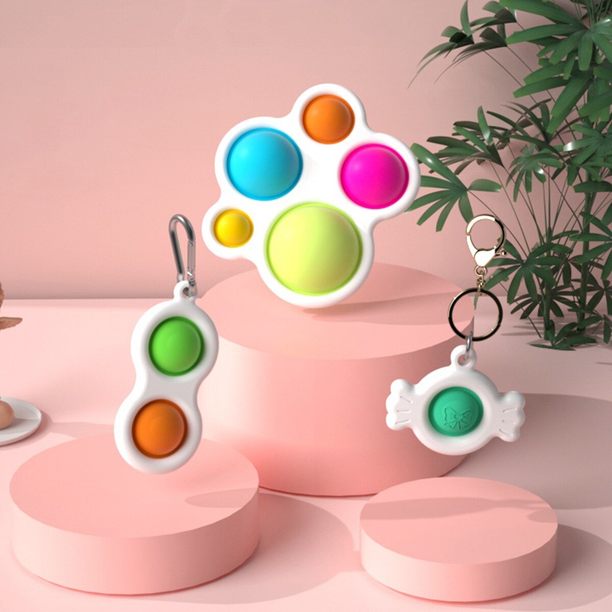 Antistress Toy Fidget It Mini Simple Dimple Toy Stress Relief Hand Fidget Toys For Kids Adults Educational Board Controller