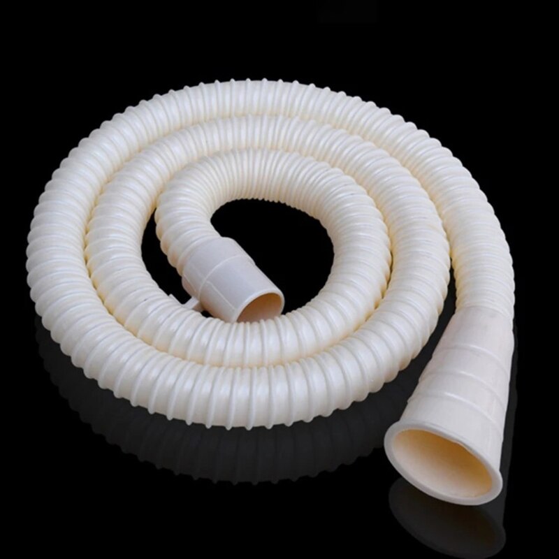 2pcs/set 1.5 Meters Universal Washing Machine Drain Hose Outlet Pipe Extension Drain Pipe Washer Replacement Accessories