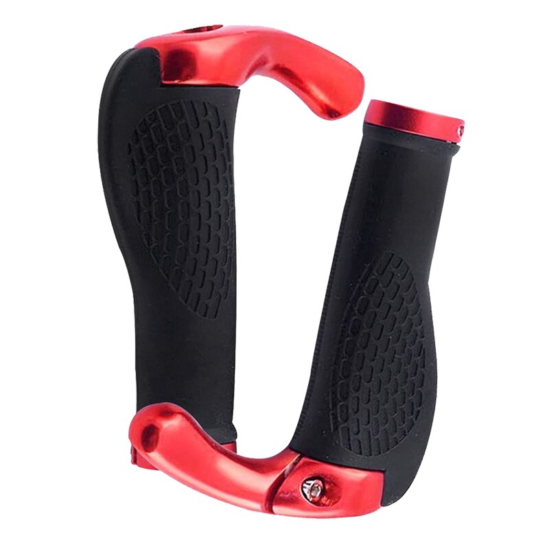 Accesorios para bicicleta de montaña bicicleta ciclismo bloqueo-On manillar extremo de manillar mtb Grips Set-piezas de bicicleta roja