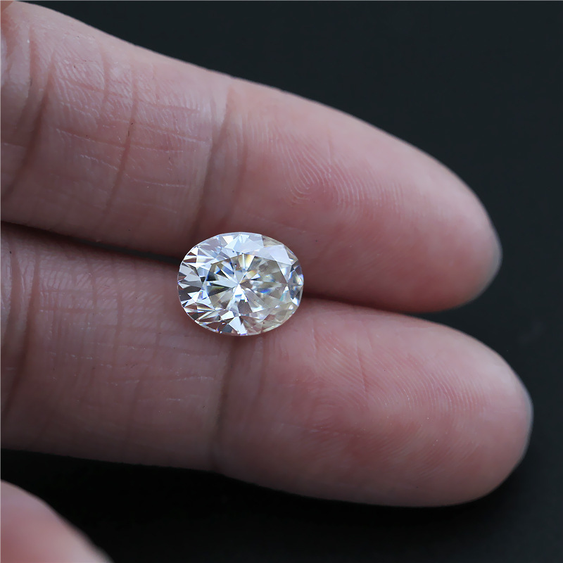 Oval Moissanite verlieren Edelsteine 0,3 ct-8ct Weiß D Farbe VVS Klarheit Diamant Schmuck DIY Material mit Zertifikat