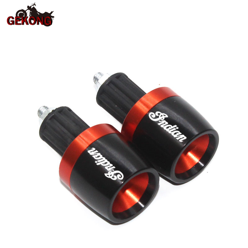 Fit For Indian FTR 1200 S FTR1200 Carbon / Rally Chief VINTAGE Scout Motorcycle Handlebar Hand Grips Handle Bar End Cap: Champagne