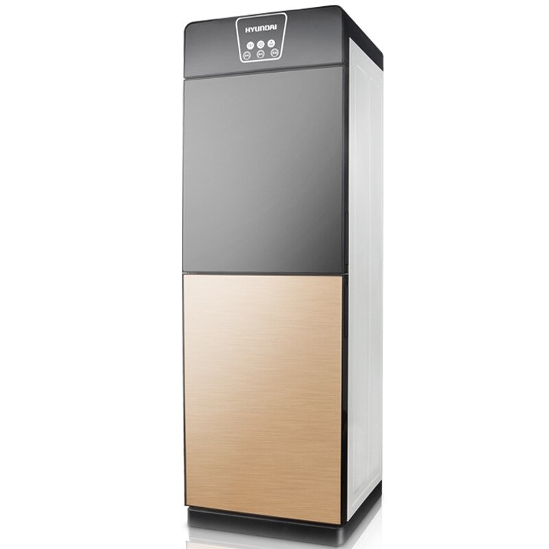 720W Moderne Neue Wasser Dispenser Vertikale Office Home Eis Warme Energie Doppel Tür Gehärtetem Glas: Default Title
