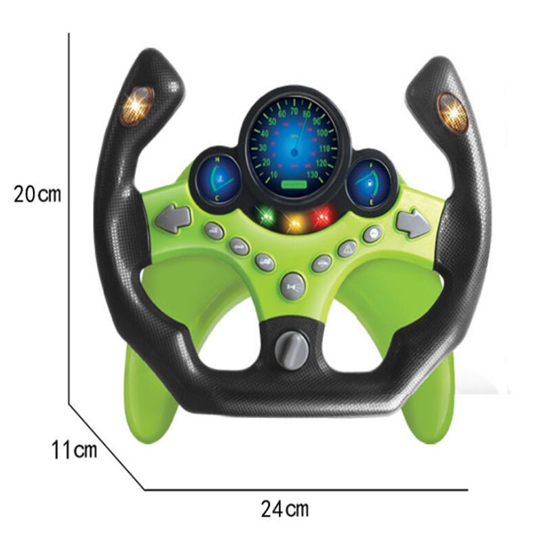 Volant copilote pour enfant, jouet éducatif pour bébé, Simulation du son et de la lumière, jouet de direction, voiture pour enfant en âge préscolaire,