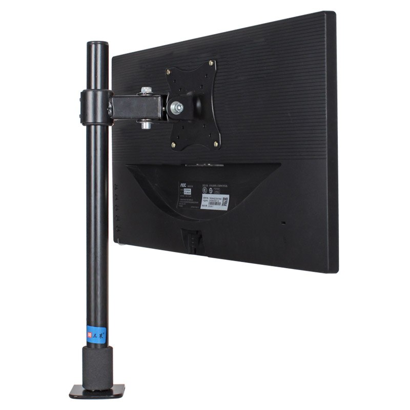 14-27 inch Screen Monitor Holder 360 Rotate Monitor Stand Tilt Swivel Desktop Monitor Mount Articulated Arm 0-6.5kg XJ07/XJ800
