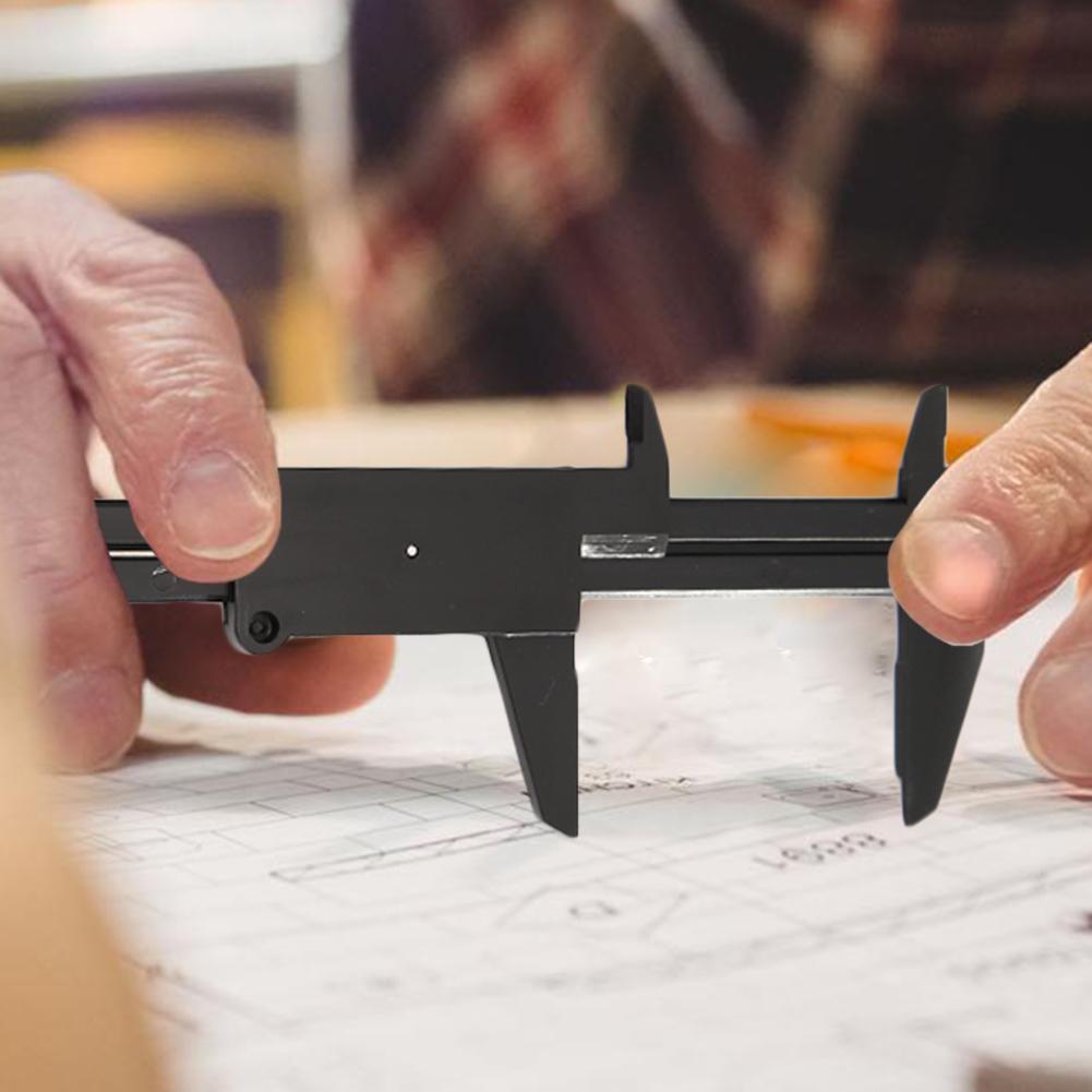 1pcs DIY Measure Tool Woodworking Metalworking Plumbing Model Making 150mm Vernier Caliper Aperture Depth Diameter Measure Tool