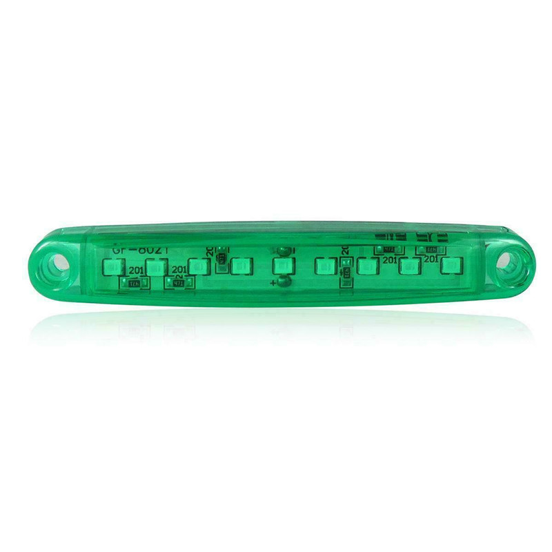 2 stk lastbil tilbehør led lys 24v lastbil lampe clearance lys strip 9 smd side markør led tilbehør til lastbil