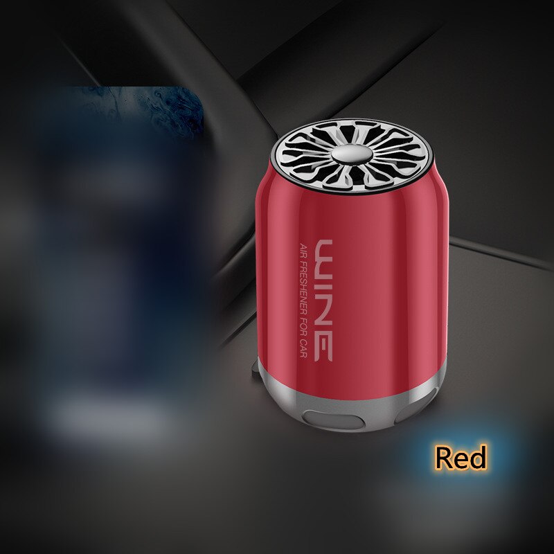 car perfume car aromatherapy car solid light scent balm in car lasting fragrance decoration on car: Red