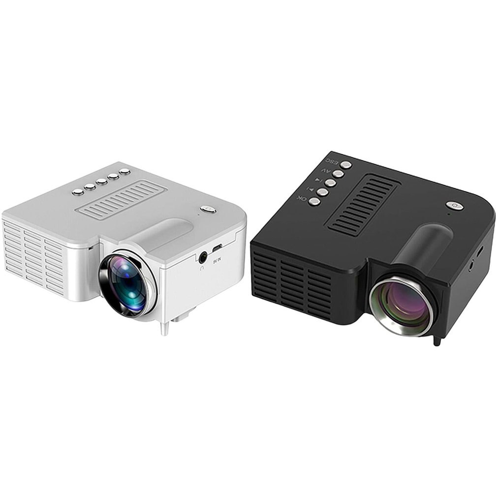 UC28 1080P Home Cinema Movie Video Projector Led Mini Projector Video Beamer Ondersteuning 4K Video U Disk Tf kaart Stb