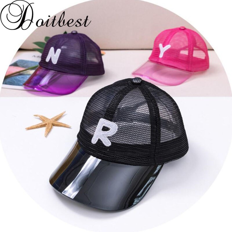 Doitbest 2 to 5 oude baseballpet hiphop kinderen zonnehoed pvc rand mesh abnryw letters jongens meisjes petten snapback hoeden