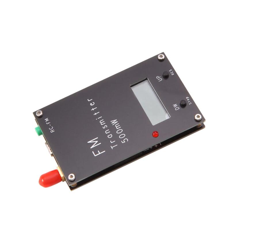 2000 m FM transmitter digital display 0.5W 500mW stereo 76-108M DSP radio Campus Radio station Auto Parts