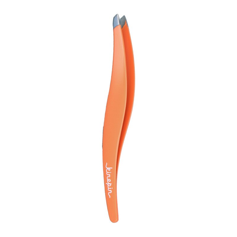 Punta de Punta para cejas pequeñas, pinzas de acero inoxidable con forma de sauce, eliminación de naranja, Belleza