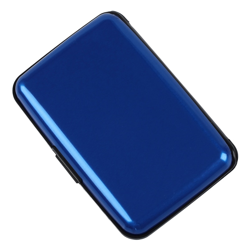 Imperméable De Carte de Crédit Porte-Cartes En Aluminium Boîtier En Métal (Ran Couleur)