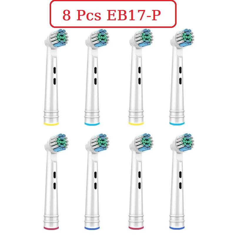 4/8/12 Pcs Electric Toothbrush Replacement Heads Soft Bristles Tooth Brush Head For Oral B Toothbrush Nozzles Oral Clean Care: Red