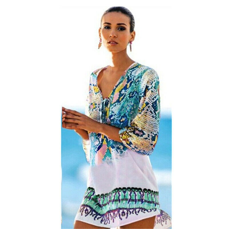 Pareo Sjaal Vrouwen Strand Sarongs Beach Cover Up Zomer Chiffon Sjaals Geometrische Plus Size Handdoek