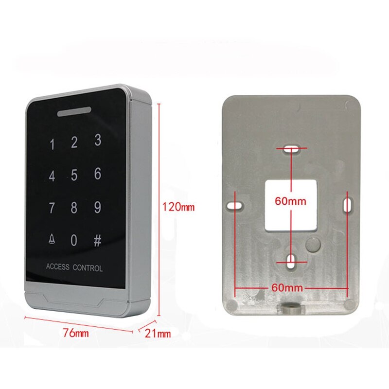Door Access Control System Kit RFID Keypad Door Opener Panel Reader Door Control Lock 1000 User Security Home Office System