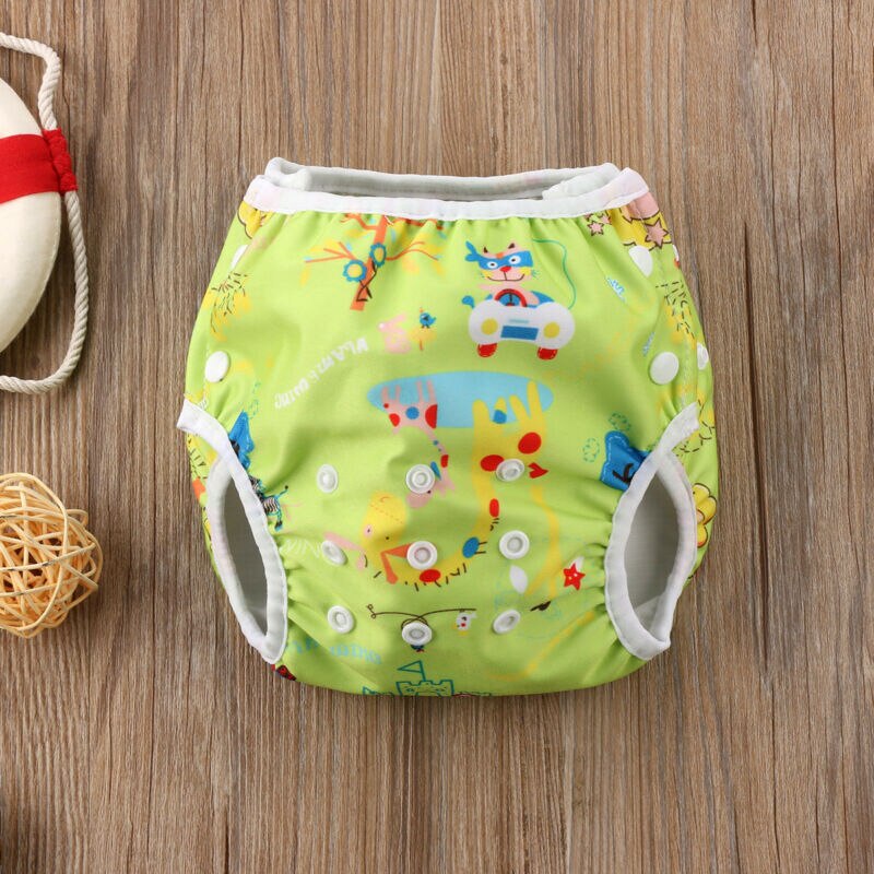 Imcute Einstellbar Mehrweg Baby Sommer Schwimmen Windel Badehose Wasserdichte Bademode