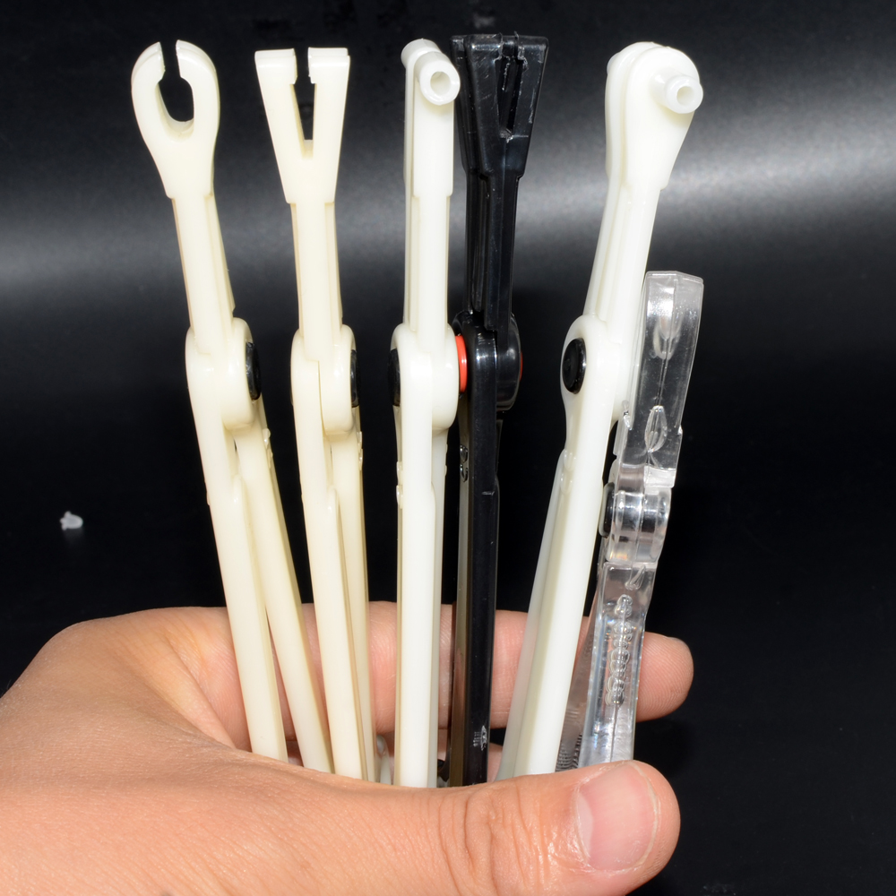 Alicates desechables de abrazadera de apertura/cierre esterilizados por EO Gas PC, pinzas para oreja, nariz, labio, vientre, herramientas para perforación corporal, 1 ud.