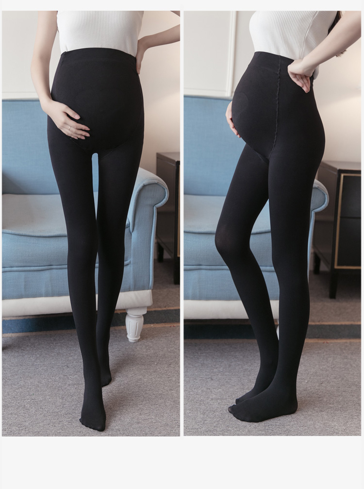 Moederschap Panty Winter Fleece Gevoerde Strakke Vrouwen Nep