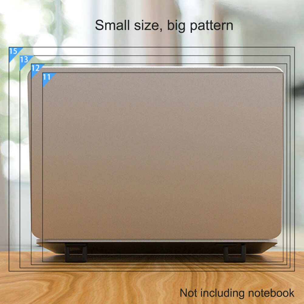 2 stücke Notebook Halter Universal-Invisible Ergonomische Tragbare Mini Laptop Stand Computer Tastatur Riser Hause Büro Nicht Slip