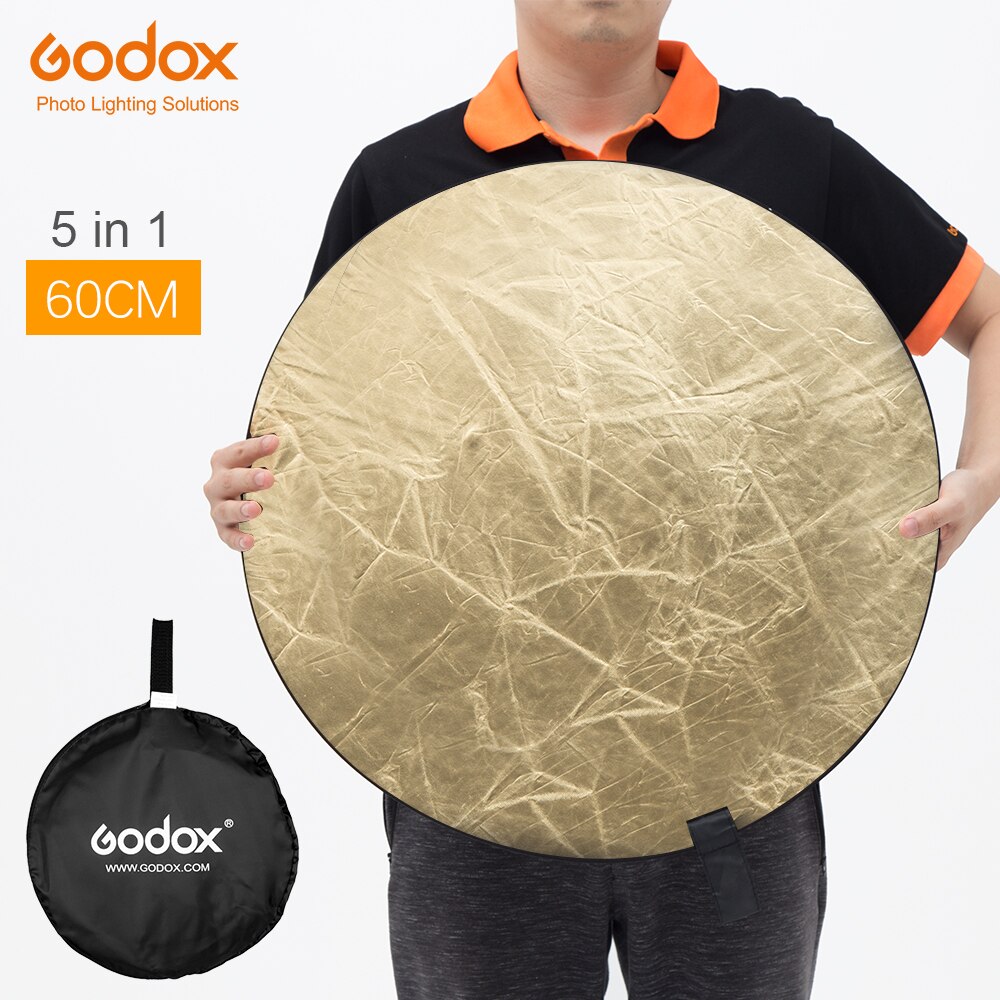 Godox 60Cm 24 &quot;5 In 1 Fotografie Reflector Board Inklapbare Voor Studio Fotografie Reflector