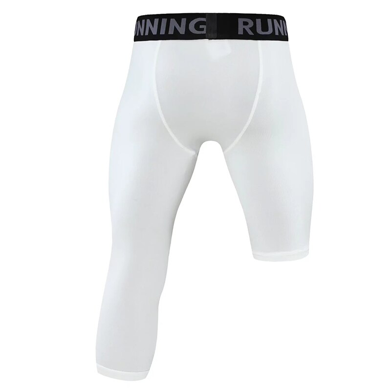 Homens correndo compressão apertado fitness roupas apertadas esporte sweatpants basquete inferior treinamento jogging ginásio apertado