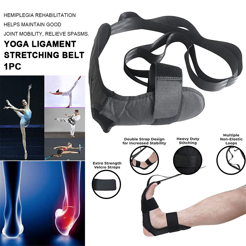 Fitness Equipment Workout Ankle Joint Correction Exercise Practical Plantar Fasciitis Yoga Ligament Stretching Belt Leg Training