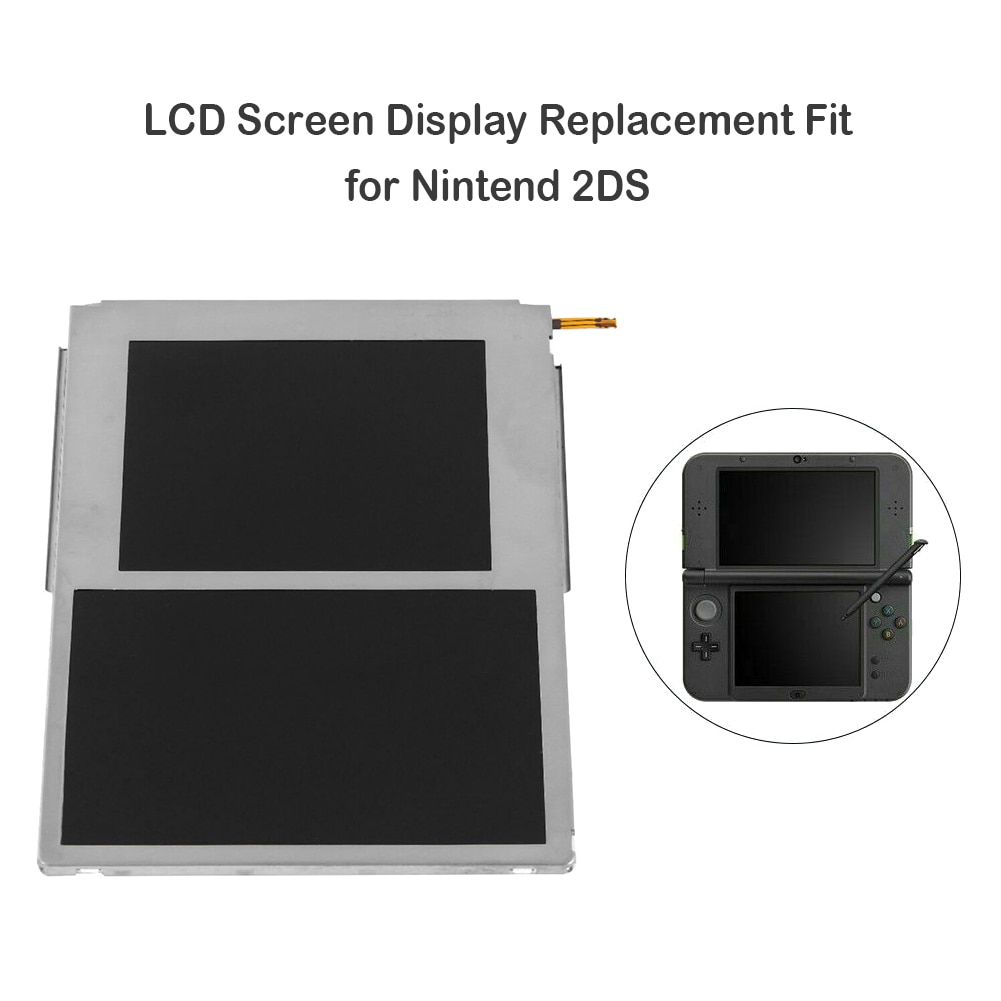 Originale Nuovo LCD per Nintendo 2DS Schermo LCD Superiore Inferiore Superiore Inferiore di Ricambio Parte di Riparazione Professionale