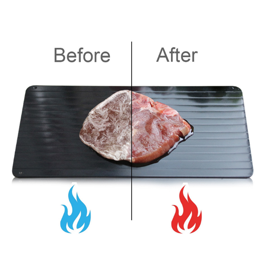 Fast Defrosting Tray Thawing Plate Portable Quickly for Food Defrost Meat Kitchen DNJ998